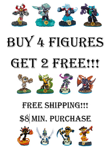 Skylanders swap force figures - force,